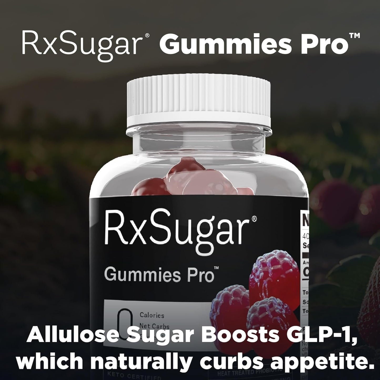 RxSugar Gummies Pro | 2 Bottles | 160 Gummies | 0 Sugar