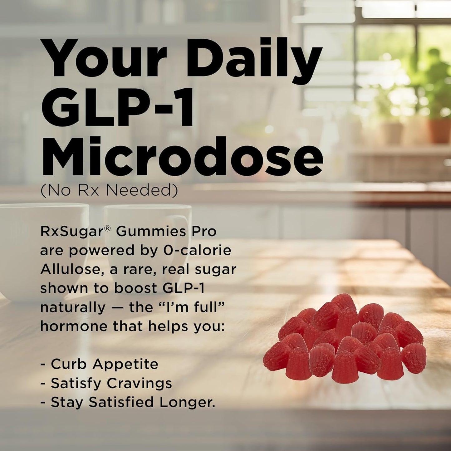 RxSugar Gummies Pro | 2 Bottles | 160 Gummies | 0 Sugar